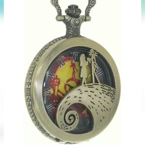 New Jack skellington Nightmare Before Christmas pocket watch